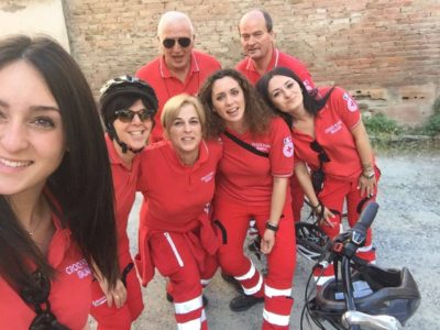 Volontari CRI Certaldo in servizio